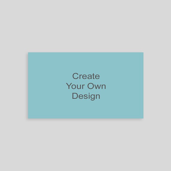 blue card with customizable text area
