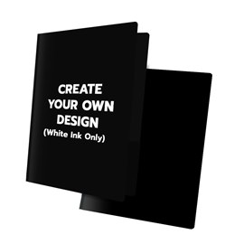 3 Prong Black Poly Folder