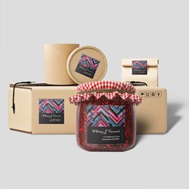 Abstract Flair Square Label