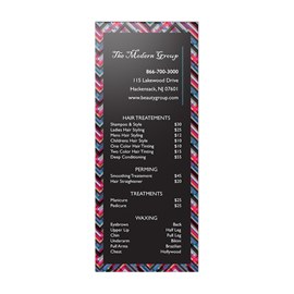 Abstract Flair Rack Card