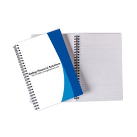 Two Blue Spiral Notebook