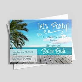 Beach Bash Invite
