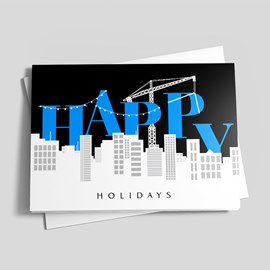 Construction Happy Holidays