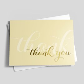 A Coat of Color Thank You Card