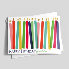 Birthday Candle Pastels