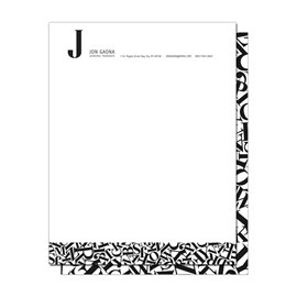 Alphabet Soup Letterhead