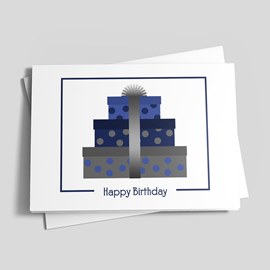 Blue Present Value Card