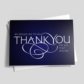 A Simply Elegant Thank You