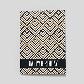 Herringbone Birthday Neutral