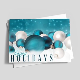 White and Blue Ornaments