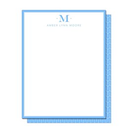 Brilliant Blue Letterhead