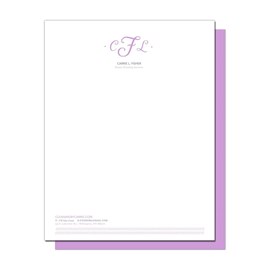 Purple Cursive