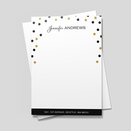 Gold and Black Confetti