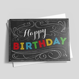 Color Board Birthday