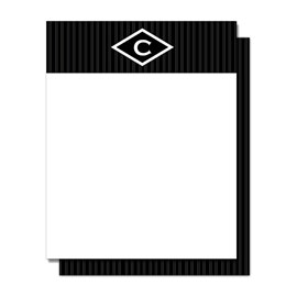 Horizontal Diamond Black