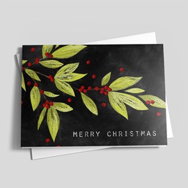 Chalkboard Holly