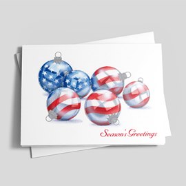 Patriotic Flag Ornaments