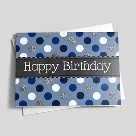 Dotty Blue Birthday
