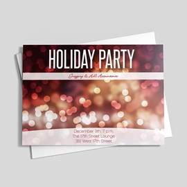 Sparkling Rose Invitation