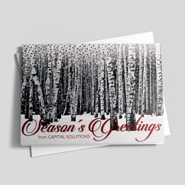 Silver Treeline Card