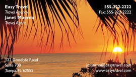 Sunset and Palm Trees