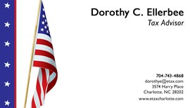 American Flag Standing Tall