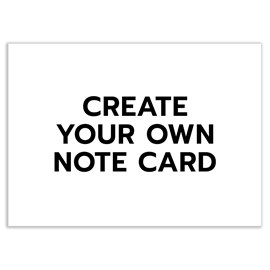 Custom Note Card
