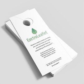 A Lone Leaflet Door Hanger