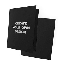 Standard Charcoal Gray Foil Folder