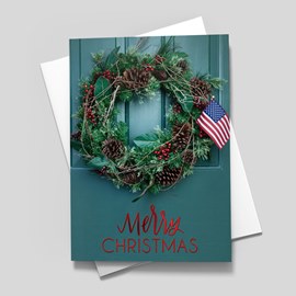 Christmas at the Door Card