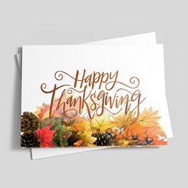Fall Display Thanksgiving Card