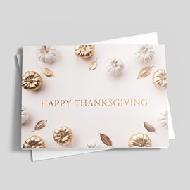 Richly Elegant Thanksgiving Card