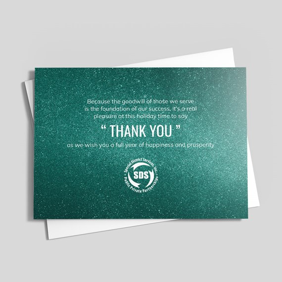 back of a holiday card