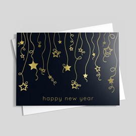 Falling Stars New Year Card