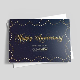 Night Lights Anniversary Card