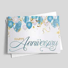 Up & Away Anniversary Card