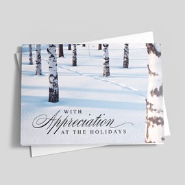 Silent Winter Holiday Card