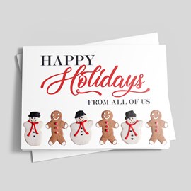 Gingerbread Party Holiday Card