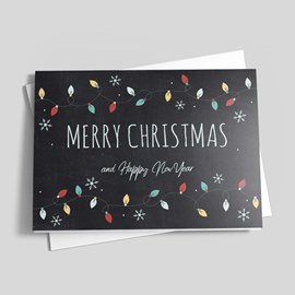 Tiny Lights Christmas Card