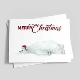 Sleeping Bear Christmas Card