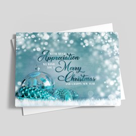 Christmas Appreciation Holiday Card