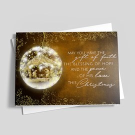 Shining Faith Christmas Card