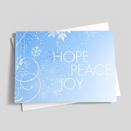 Peaceful Winter Holiday Card