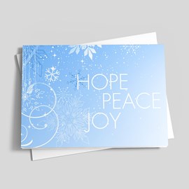 Peaceful Winter Holiday Card