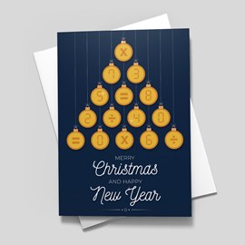 Accounting Tree Holiday Card