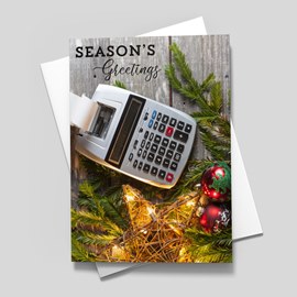 Accounting Season Holiday Card