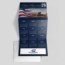 American Roads Calendar Card