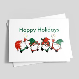 Party Elves Holiday Card