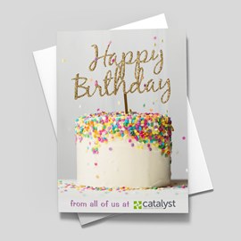 Magic Cake Birthday Card