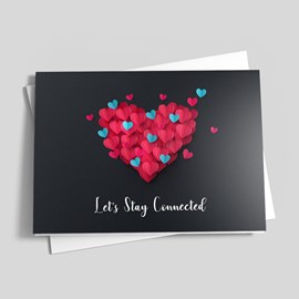 Stay Connected Valentine Card